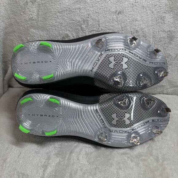 Under Armour Baseball Cleats Mens 13 Black Harper 8 ST Metal Hybrid 3026588-001 - Picture 8 of 9